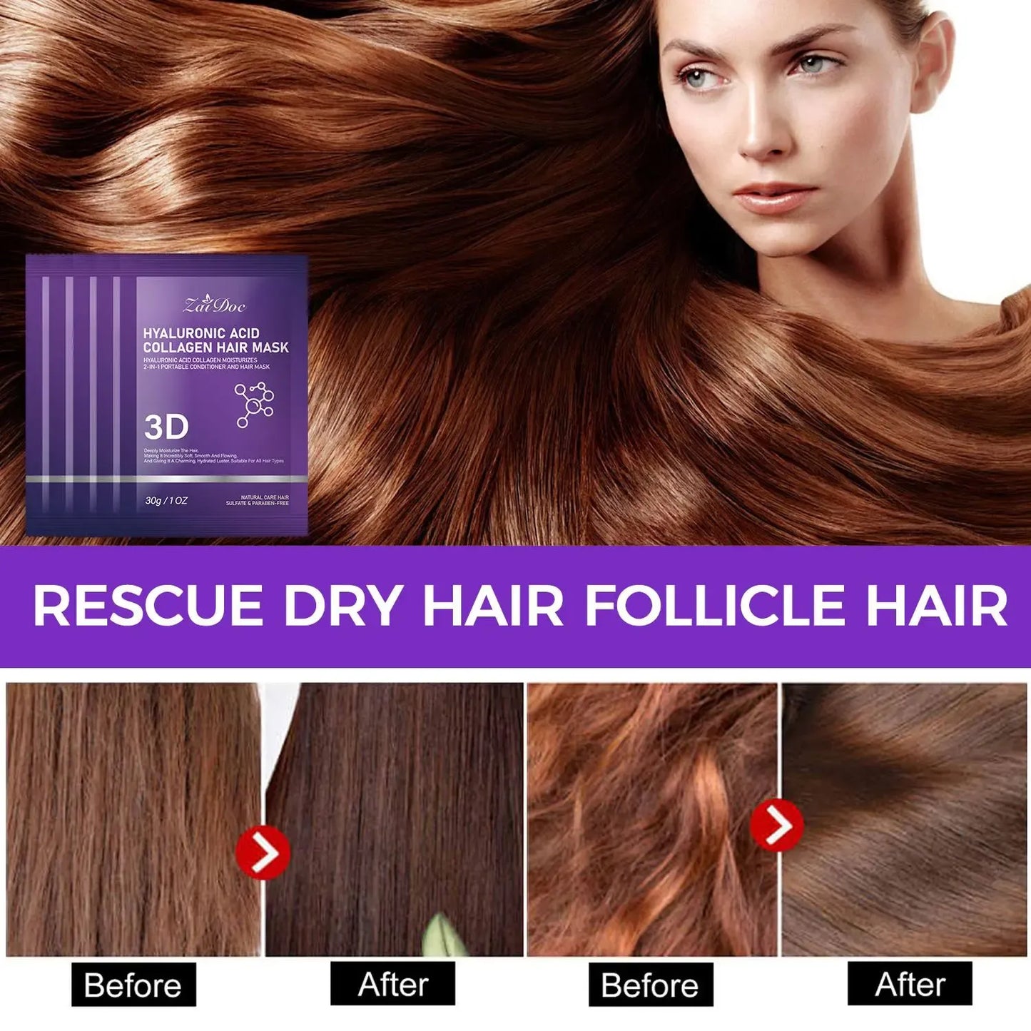 ZaiDoc Hyaluronic Acid Collagen Hair Mask