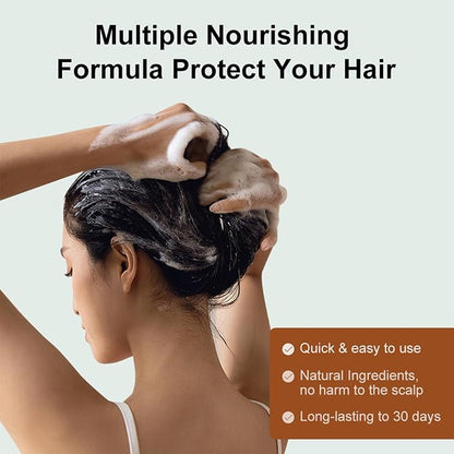 Hair Dye Shampoo, 3 in 1 Gray Hair Coverage
