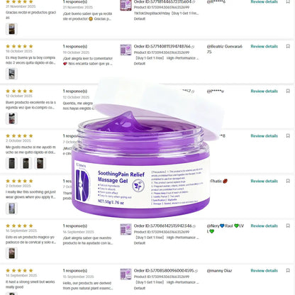 Soothing Pain Relief Massage Gel, High-Performance Joint & Bone Gel