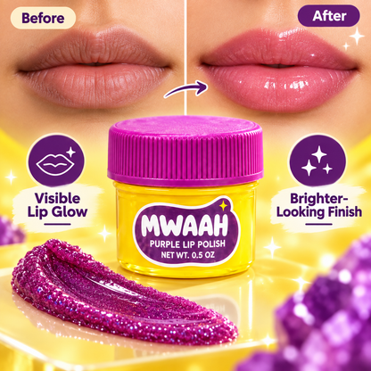 Mwaah Purple Lip Polish