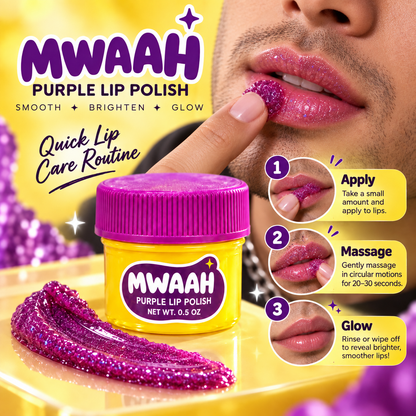 Mwaah Purple Lip Polish