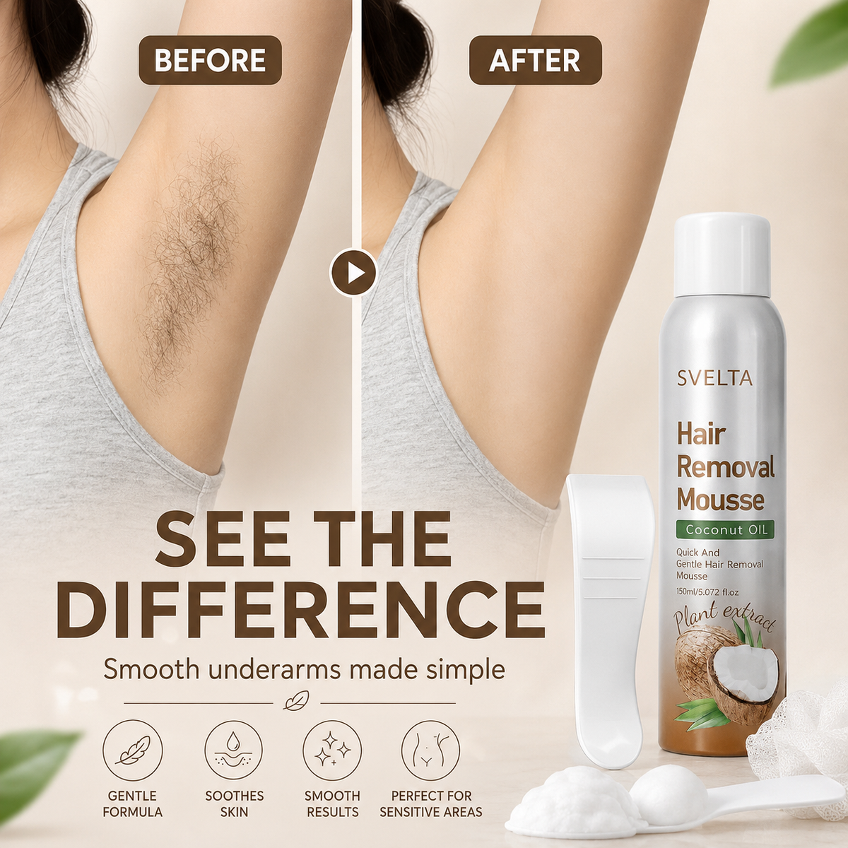 Svelta Hair Removal Mousse