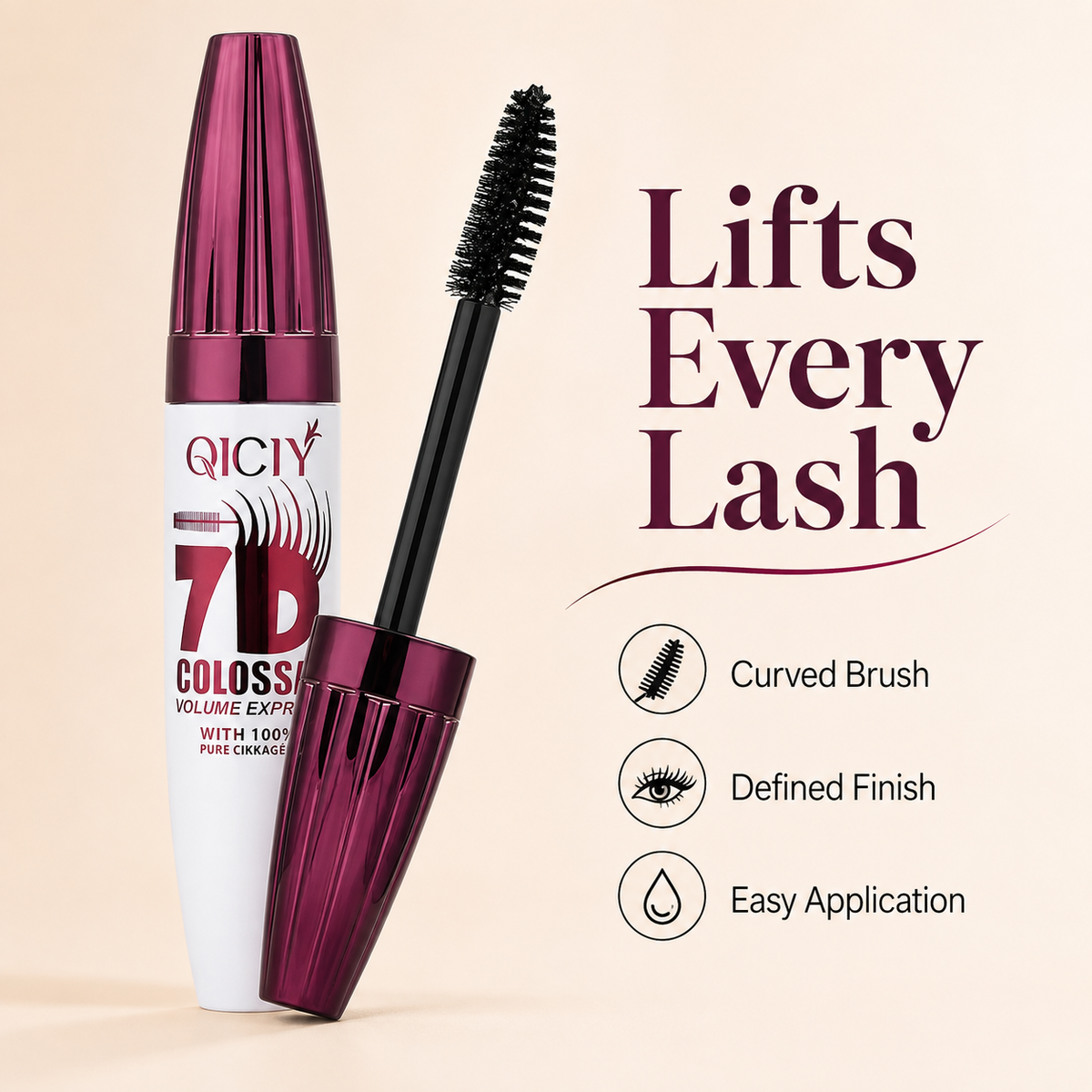 Professional Long-Lasting Curling Mascara