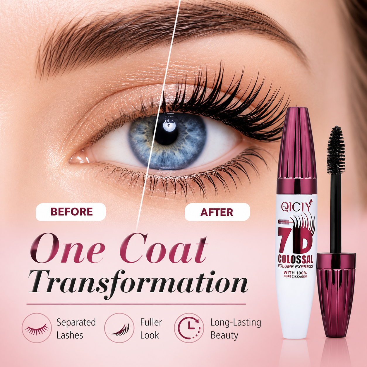 Professional Long-Lasting Curling Mascara