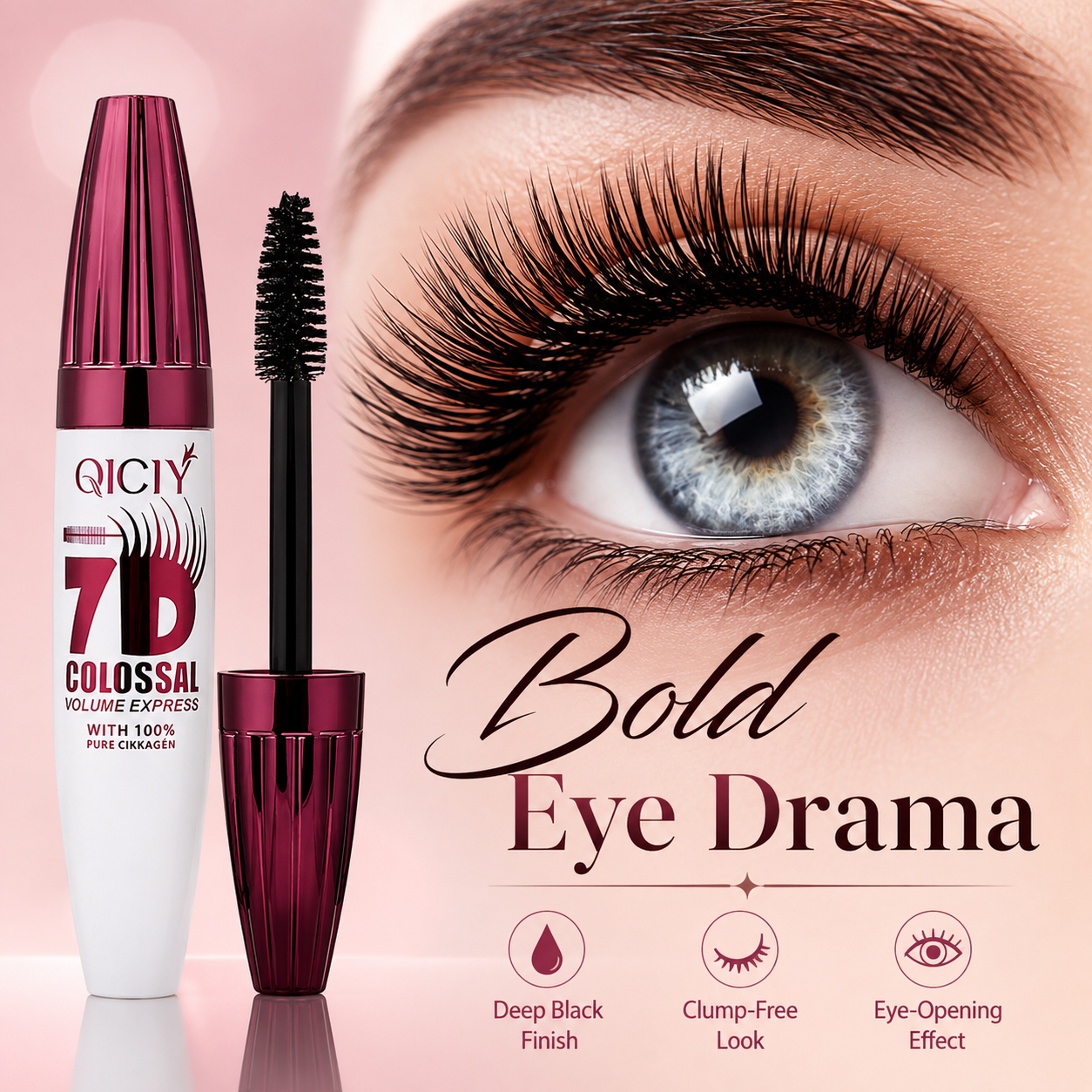Professional Long-Lasting Curling Mascara