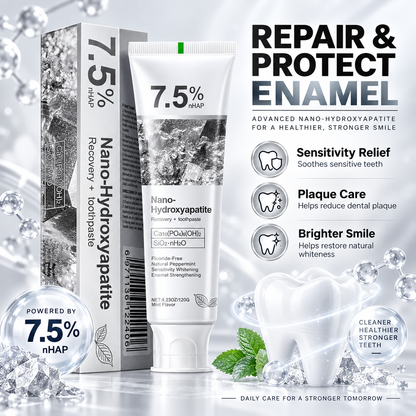 Nano-Hydroxyapatite Repairing Toothpaste