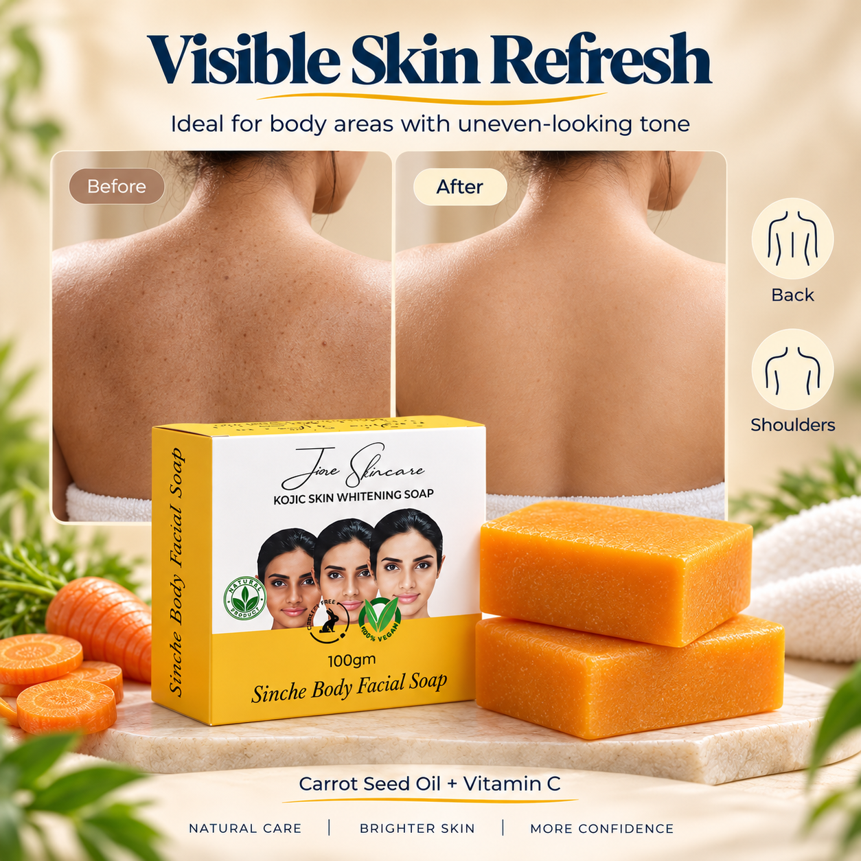 Jiore Skin Whitening Body Soap