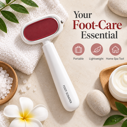 Dual-Sided Stainless Steel Foot Callus Remover & Pedicure Scraper