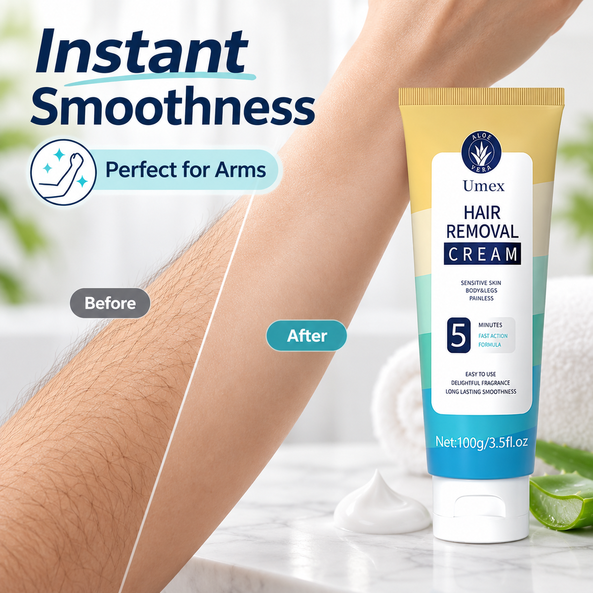 Umex Hair Removal Cream for Men and Women