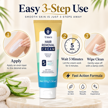 Umex Hair Removal Cream for Men and Women