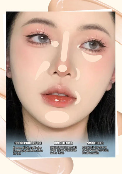Moisturizing  Face Brightening Concealer Covering Acne Scar and Dark Circles