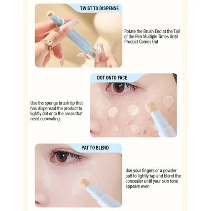 Moisturizing  Face Brightening Concealer Covering Acne Scar and Dark Circles