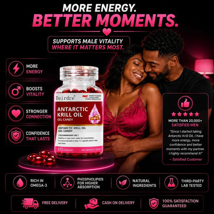Krill Oil Capsules with Omega 3 and Astaxanthin