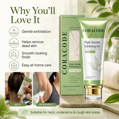 Coracode Triple Enzyme Exfoliating Gel