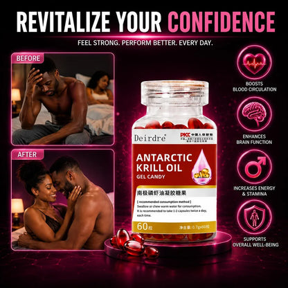 Krill Oil Capsules with Omega 3 and Astaxanthin