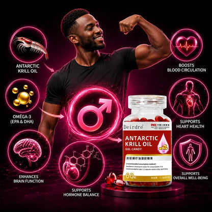 Krill Oil Capsules with Omega 3 and Astaxanthin