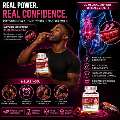 Krill Oil Capsules with Omega 3 and Astaxanthin