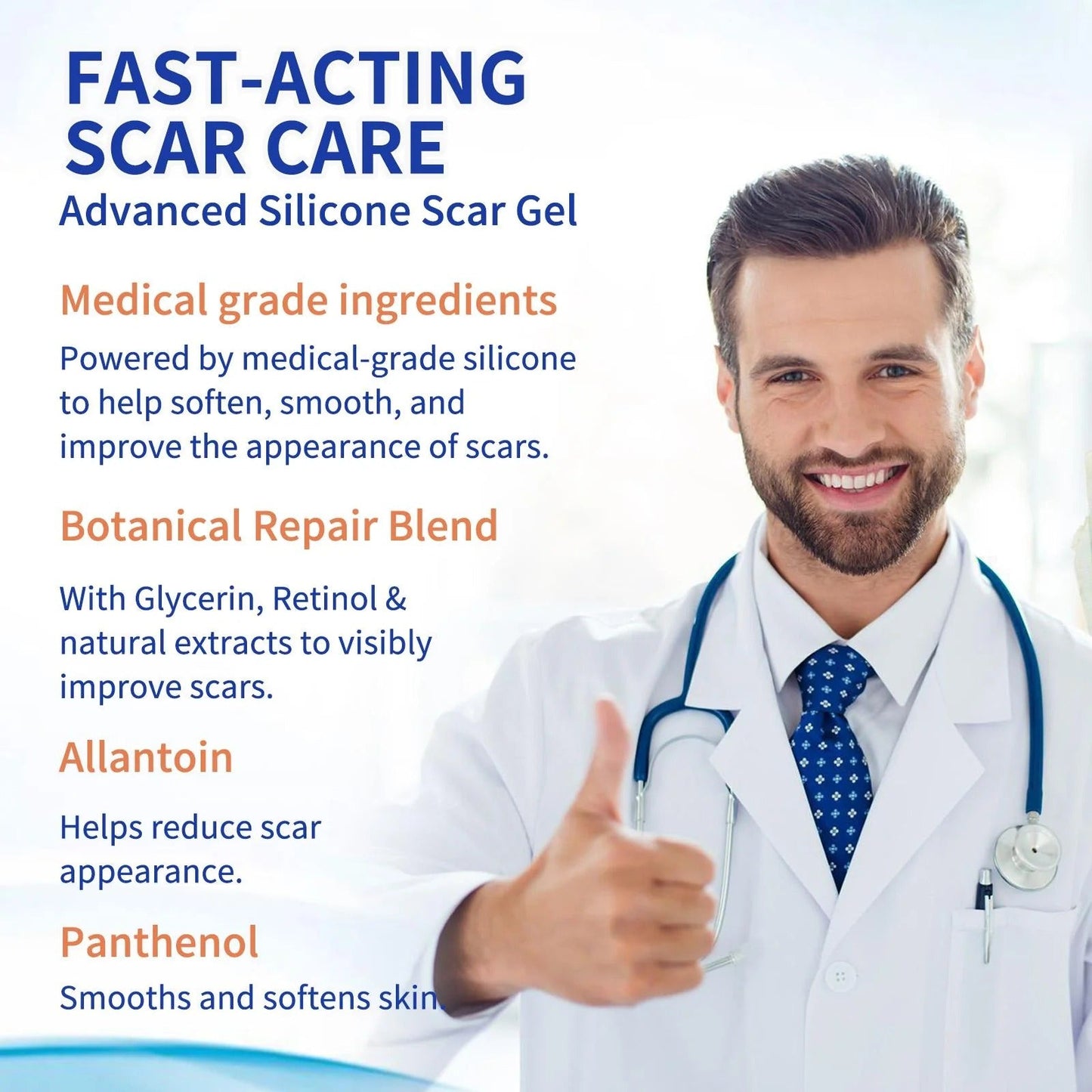 Silicone Scar Cream for Old and New Scars