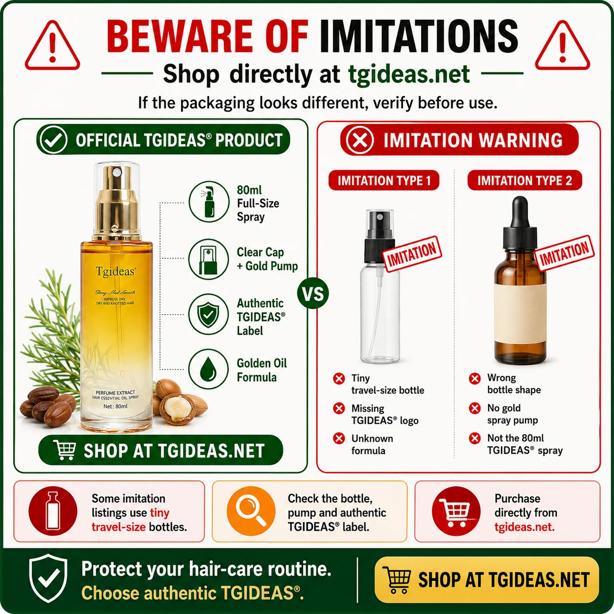 Tgideas Hair Straightening Spray